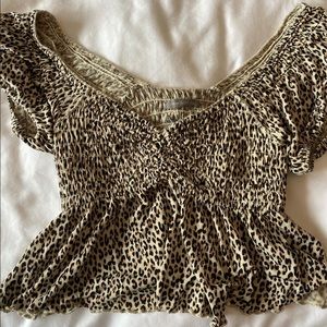 Urban Outfitters Cheetah Top